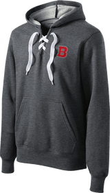 CT Bobcats Lace Up Pullover Hooded Sweatshirt